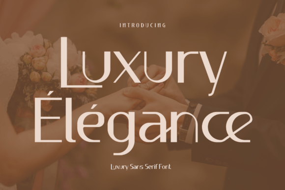 Luxury Élégance: A Premium Sans Serif Font for Editorial Design